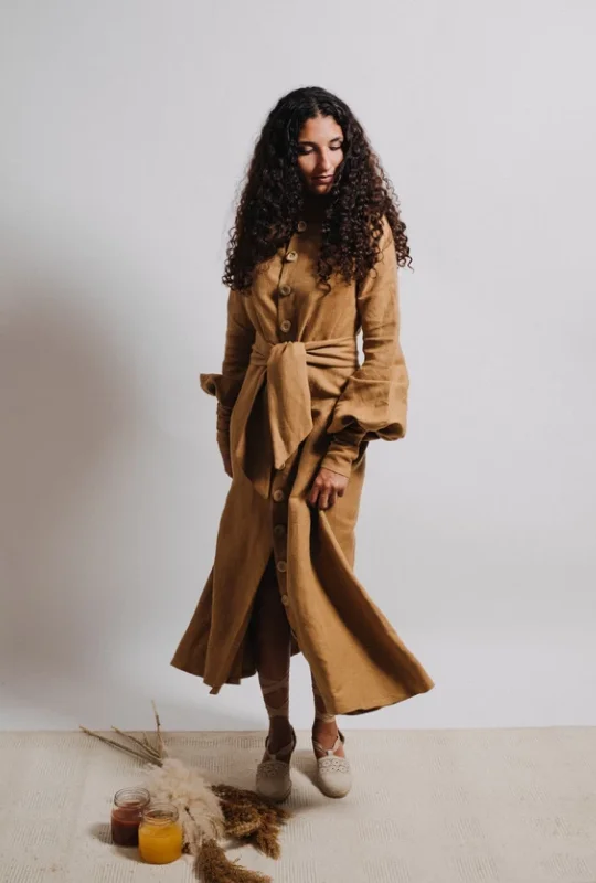 The Mona Dress - Camel