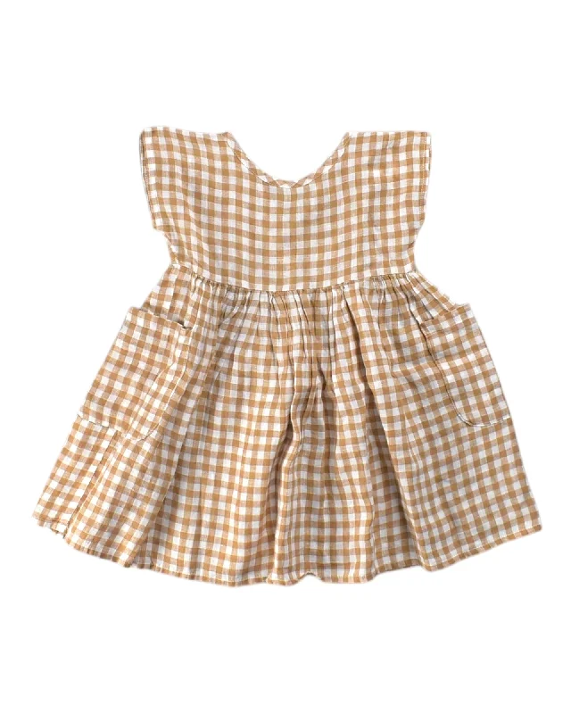 Dannie And Lilou Checkered Dress 2-3T