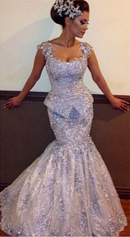 Amazing Mermaid Open Back Prom Dress Appliques Sleeveless Sequins Evening Dresses BO7011 Amazing Mermaid Open Back Prom Dress Appliques Sleeveless Sequins Evening Dresses BO7011