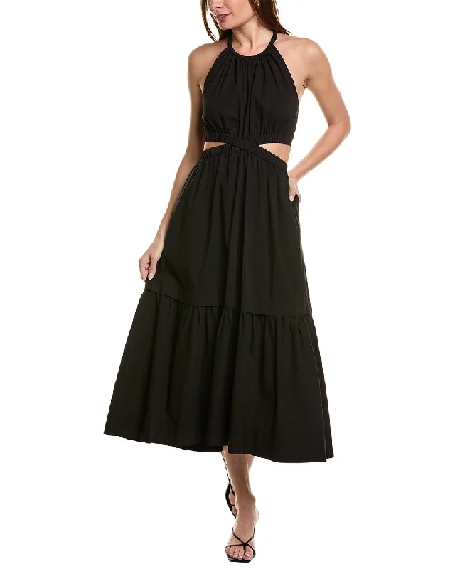 A.L.C. Whitney Midi Dress Fashionable Fitted Midi Dress