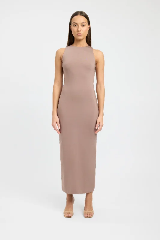 Bailey Midi Dress Elegant Faux Wrap Midi Dress