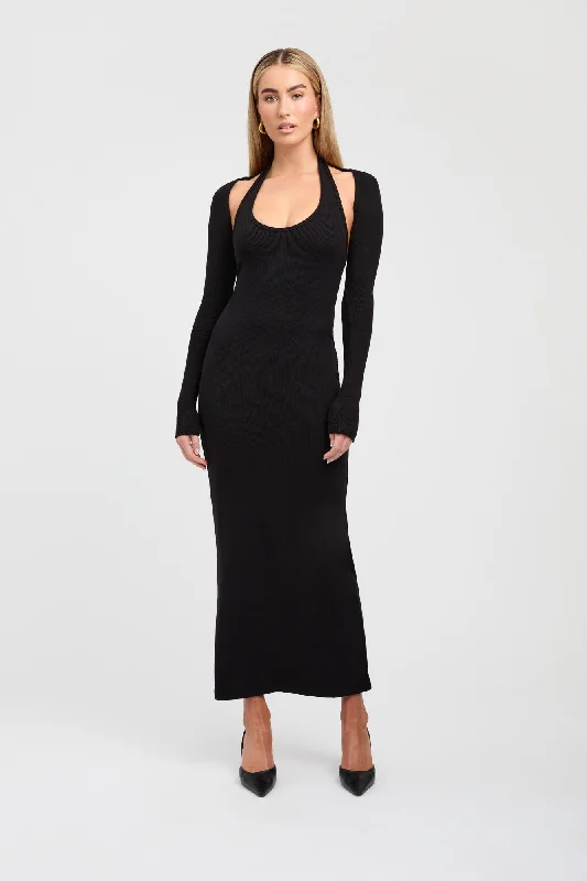 Dua Midi Dress Trendy Knit Midi Dress