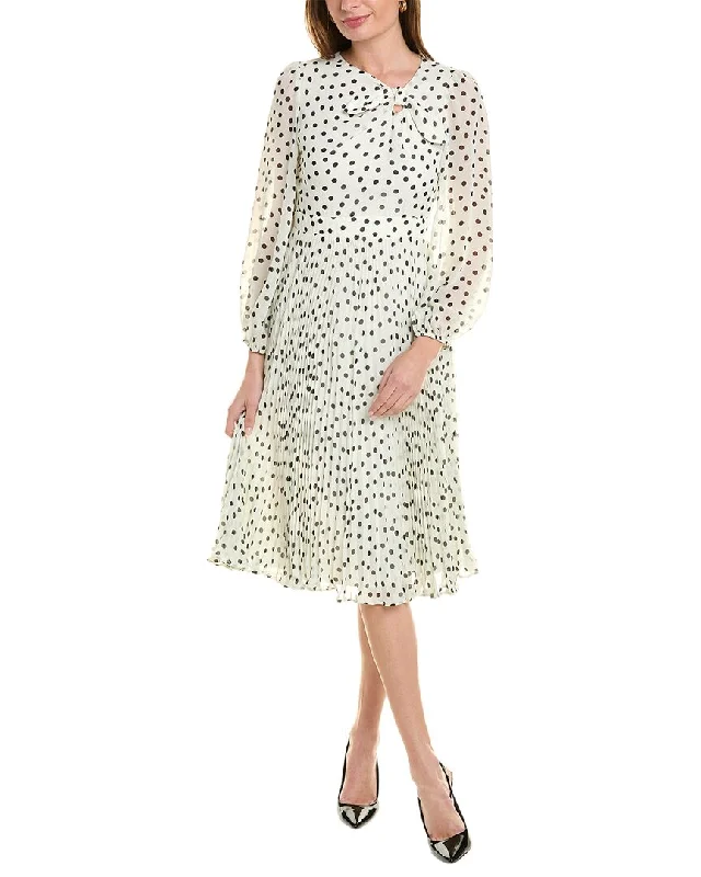 Maison Tara Chiffon Midi Dress Stylish Animal Print Midi Dress