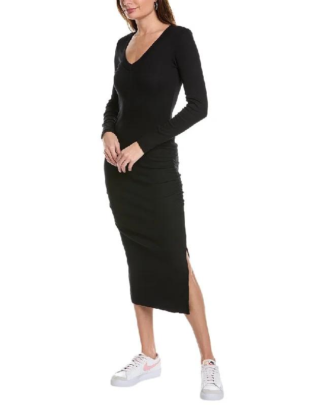 Michael Stars Nova Midi Dress Classic Black Midi Dress