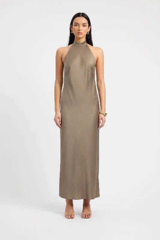 Milan Midi Dress Comfortable Draped Midi Dress