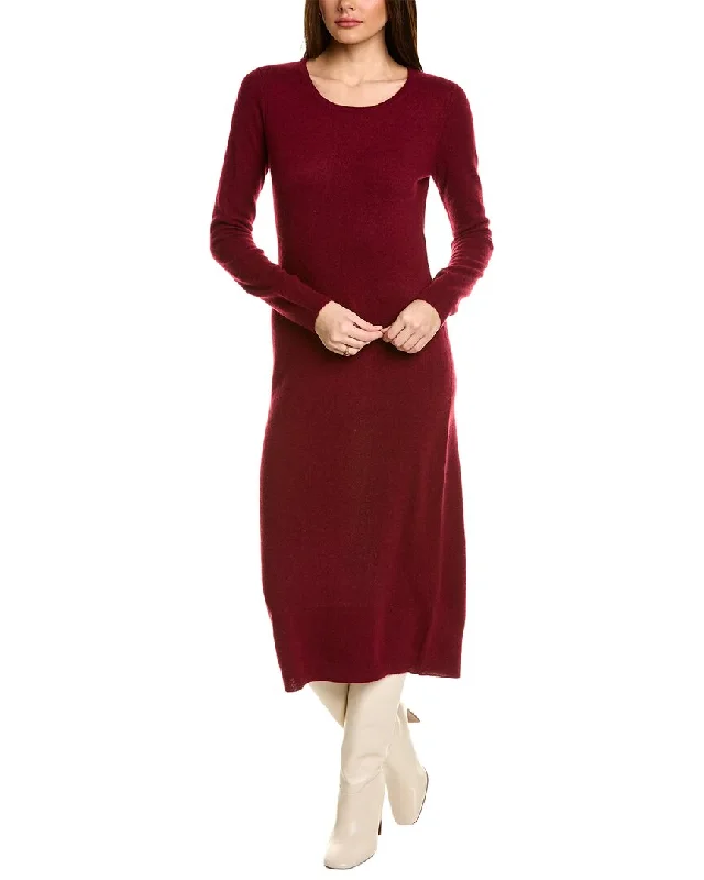 philosophy Bateau Neck Cashmere Midi Dress Stylish Vintage Midi Dress