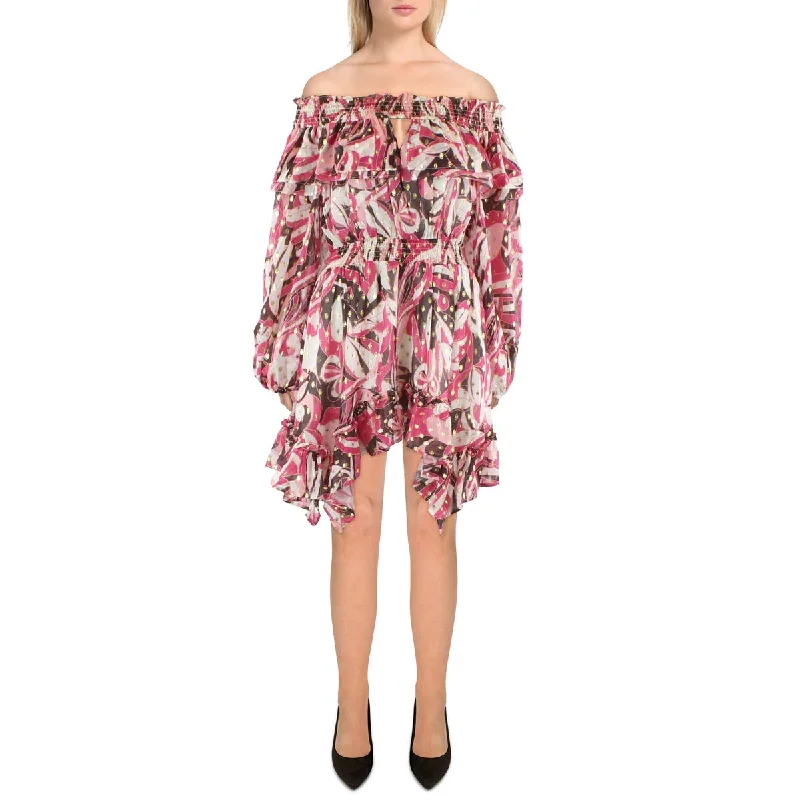 Beulah Womens Party Short Mini Dress Stylish Summer Mini Dress