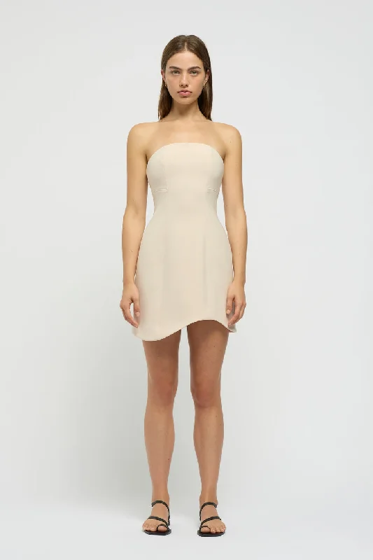 Delos Tailored Mini Dress Chic Mini Dress with V-Neck