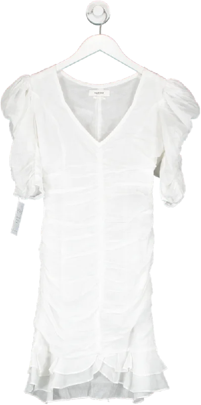 Étoile Isabel Marant White Marant Etoile Sireny Cotton-voile Mini Dress UK XS/S Comfortable Boho Mini Dress Étoile Isabel Marant White Marant Etoile Sireny Cotton-voile Mini Dress UK XS/S Comfortable Boho Mini Dress