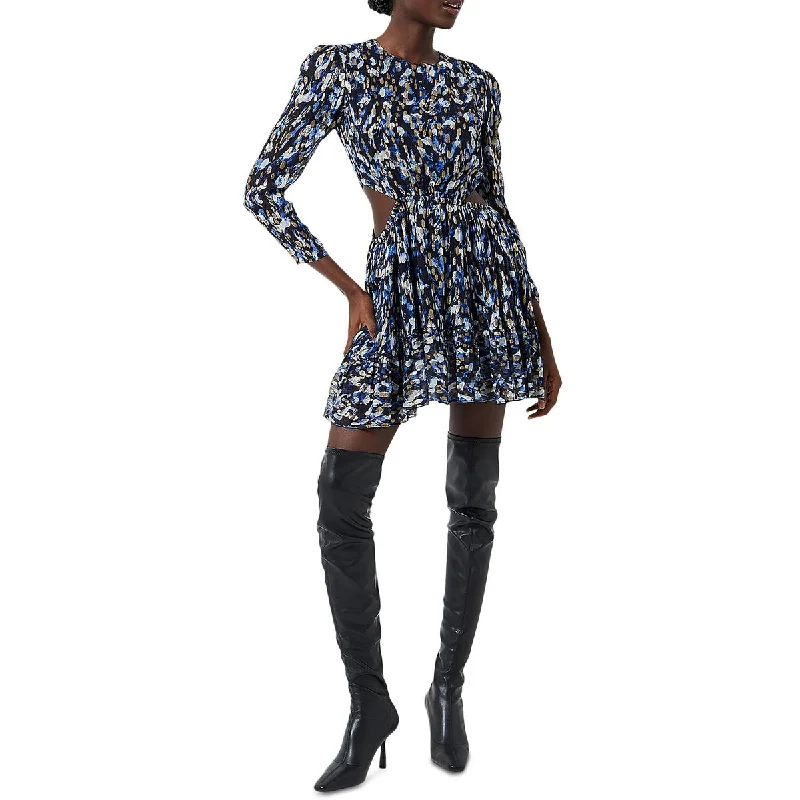 French Connection Womens Bodine Cutout Short Mini Dress Casual Mini Dress with Pockets French Connection Womens Bodine Cutout Short Mini Dress Casual Mini Dress with Pockets