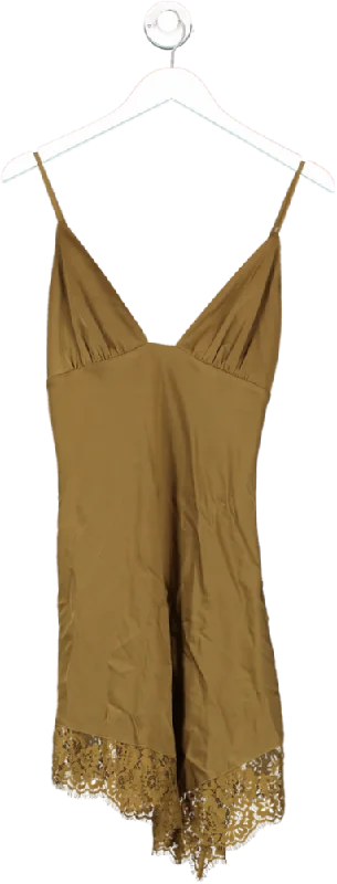 House of Harlow 1960 Green Nouvelle Mini Dress UK S Fashionable Lace Mini Dress