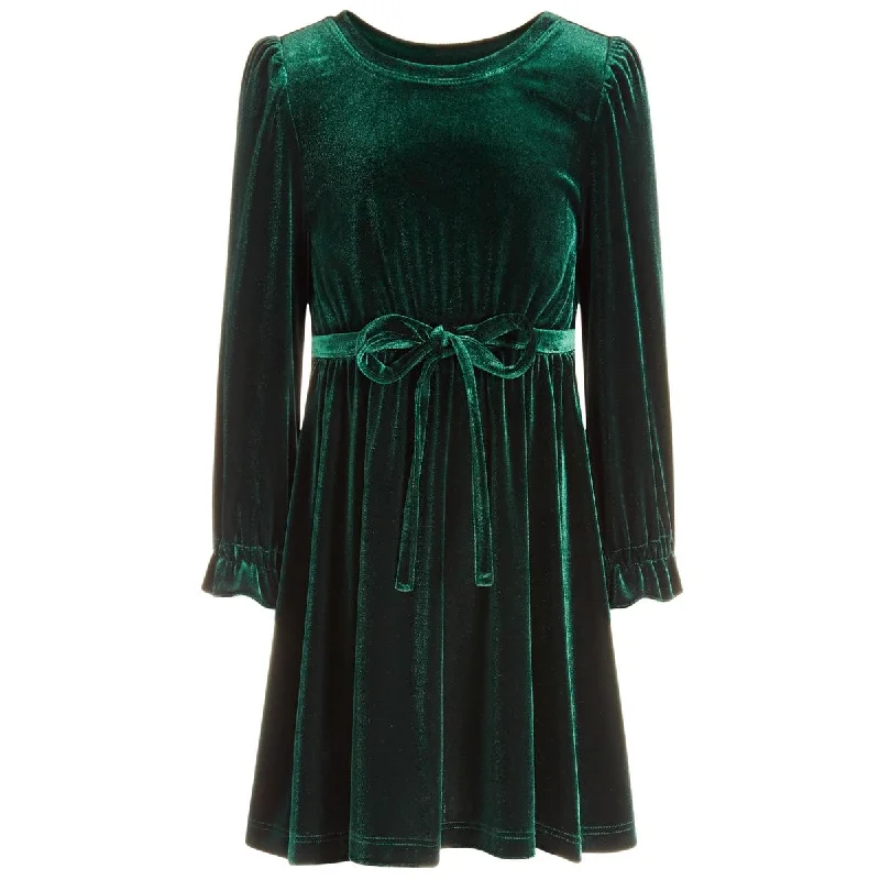 INC Girls Velvet Short Mini Dress Trendy Wraparound Mini Dress