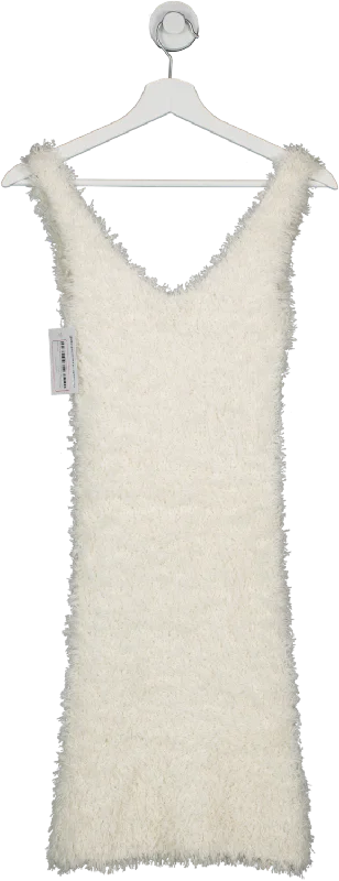 NBD Cream Kalia Mini Dress UK S Comfortable Linen Mini Dress