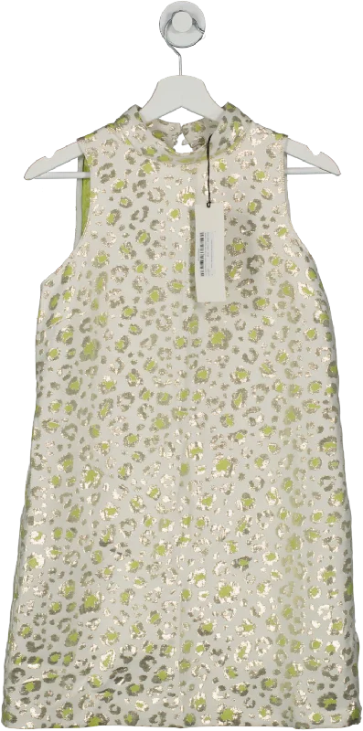River Island Cream Green Animal Print Shift Mini Dress UK 8 Trendy Floral Mini Dress River Island Cream Green Animal Print Shift Mini Dress UK 8 Trendy Floral Mini Dress