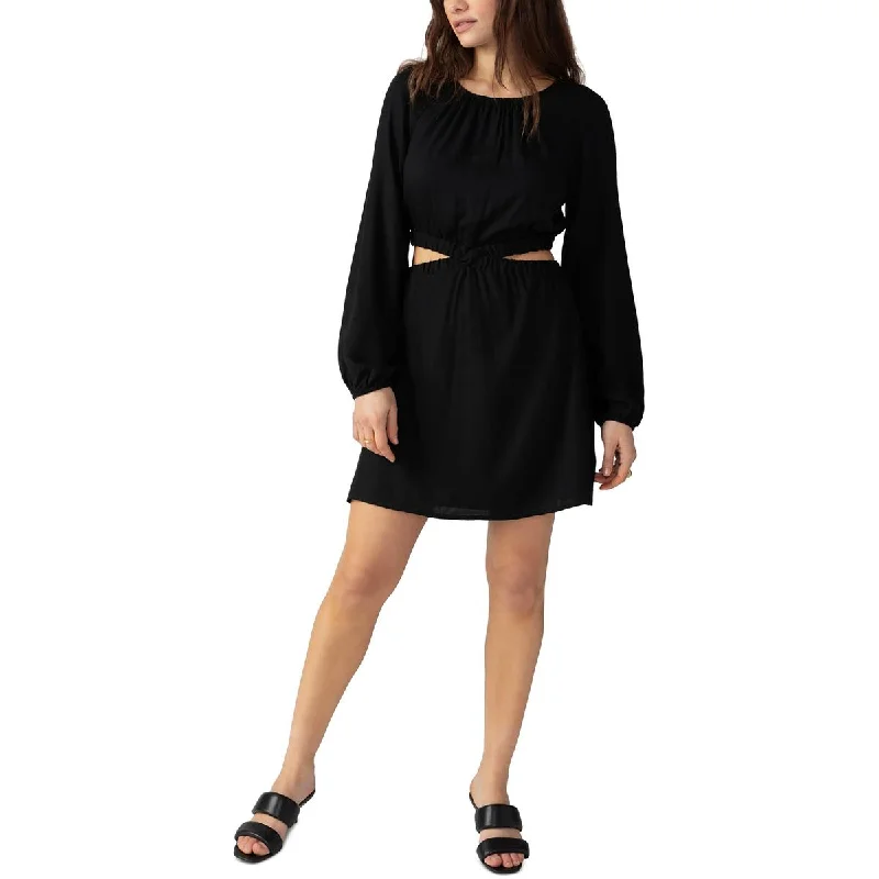 Sanctuary Womens Cut-Out  Mini Dress Trendy Cut-Out Mini Dress