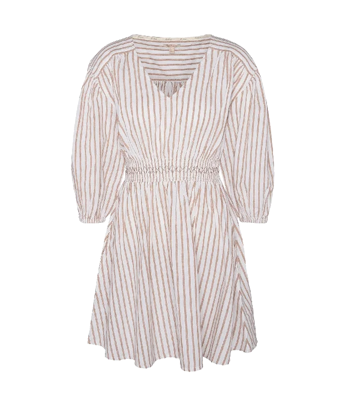 Ella Striped Mini Dress - Multi Stylish Floral Print Mini Dress
