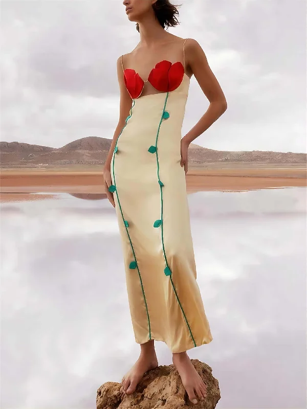 And Sexy Sleeveless Charming Contrast Patchwork Midi Dress Cozy Knit Midi Dress