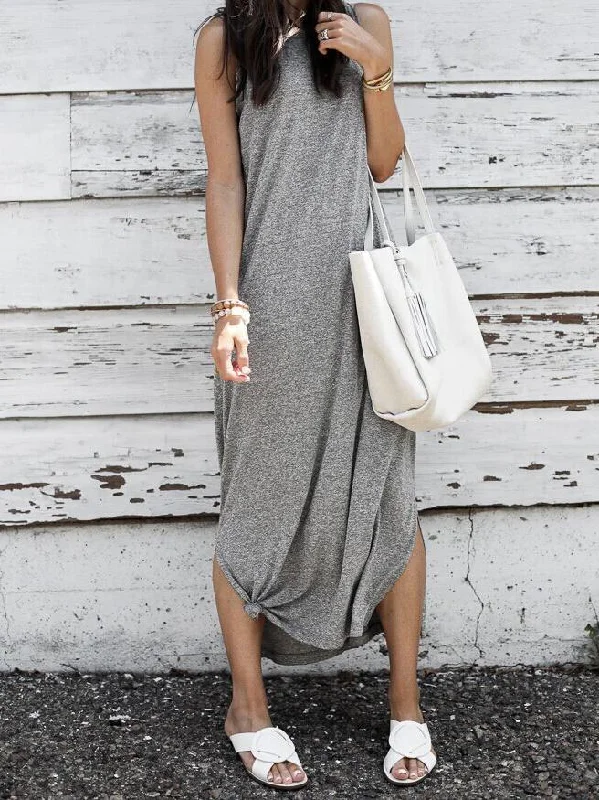 Simple As Can Be Seamless Midi Dress Elegant Lace Trim Midi Dress