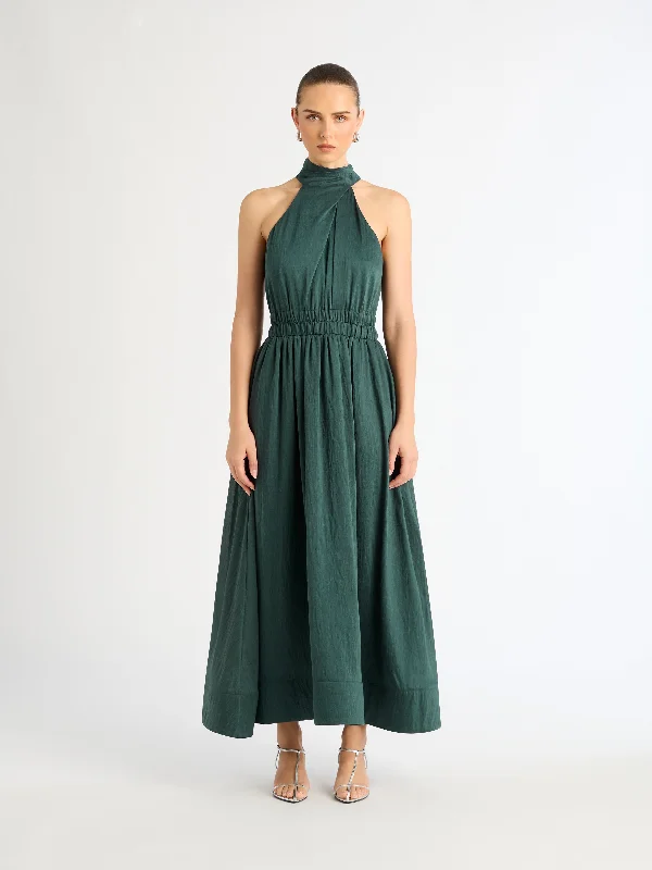 ACE OF SPADES MAXI DRESS Fashionable Faux Wrap Maxi Dress