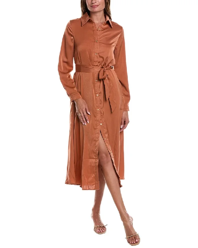 ANNA KAY Tina Silk-Blend Maxi Dress Elegant Boho Maxi Dress