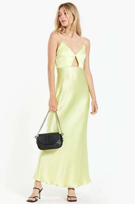 BEC + BRIDGE Citrus Sweetie Maxi Dress - RRP $260 Comfortable Ruffle Maxi Dress