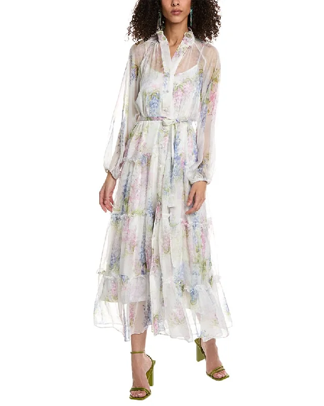 Beulah Chiffon Maxi Dress Chic Summer Floral Maxi Dress