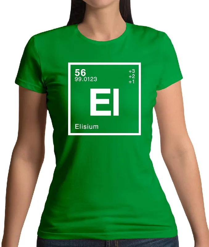 Elis - Periodic Element Womens T-Shirt Plaid T-Shirt Polka Dot Checkered