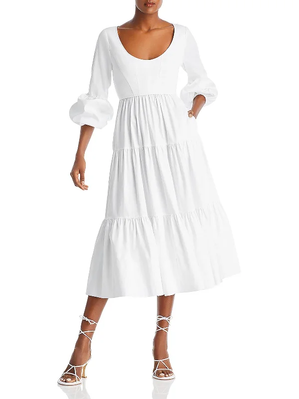 Hillary Womens Ruched Long Maxi Dress Elegant Maxi Dress with Belt