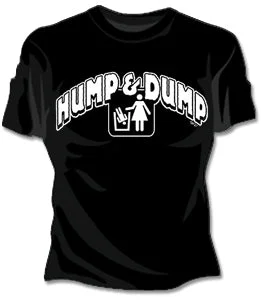 Hump And Dump Girls T-Shirt Seamless Knitted Crochet