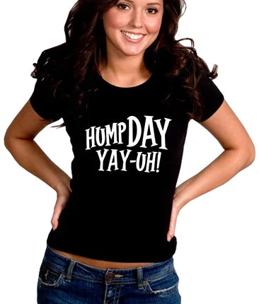 Hump Day Yay-Uh! Girl's T-Shirt Nylon Fabric Polyester Fabric Spandex Fabric