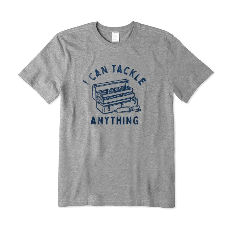 I Can Tackle Anything T-Shirt Hooded Caped Shawl Collar