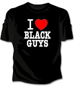 I Love Black Guys Girls T-Shirt Faux Fur Fabric Real Fur Fabric Shearling Fabric