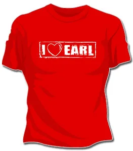 I Love Earl Girls T-Shirt Lace Blend Ribbed Blend Corduroy Blend