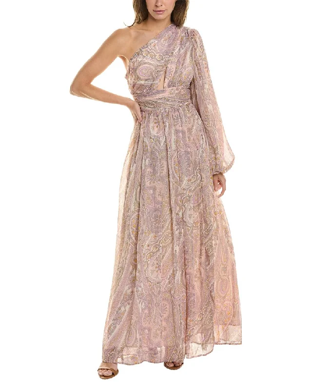 Line & Dot Gianni Maxi Dress Trendy Printed Maxi Dress