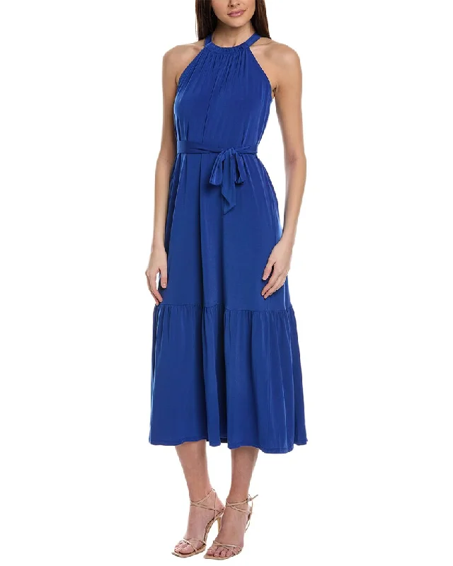 Maggy London Maxi Dress Stylish Maxi Dress with Frills