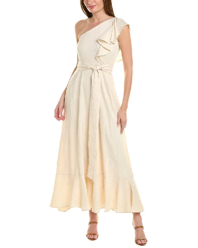 Maison Tara Jacquard  Maxi Dress Classic Black Maxi Dress