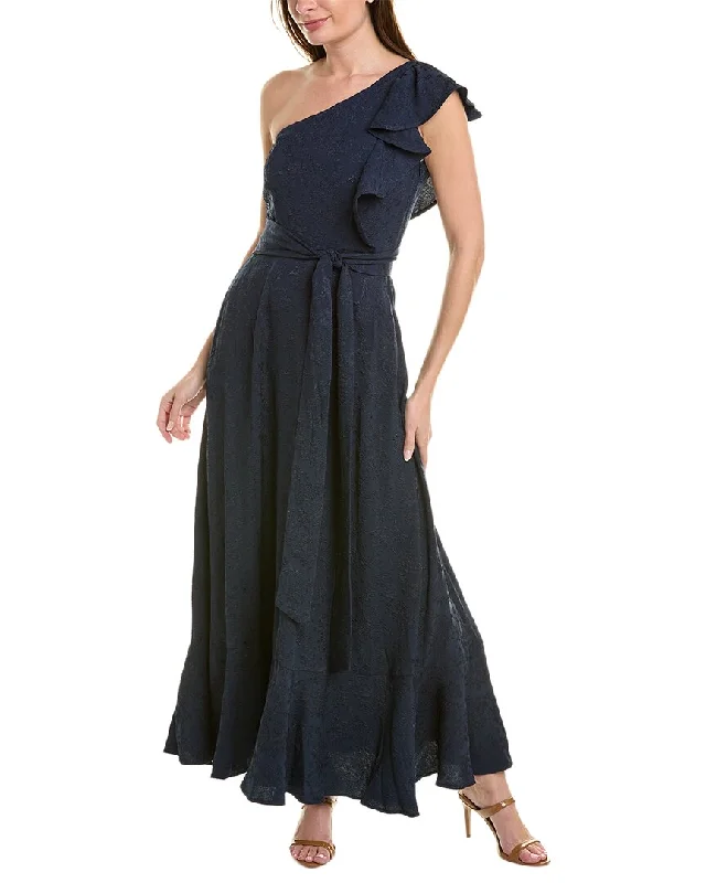 Maison Tara Jacquard Maxi Dress Chic Sleeveless Maxi Dress