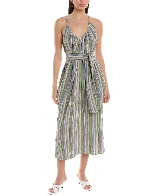 Mara Hoffman Sydney Maxi Dress Comfortable Ruffle Hem Maxi Dress