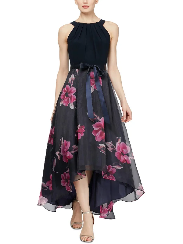 Plus Womens Organza Sleeveless Maxi Dress Chic Summer Maxi Dress