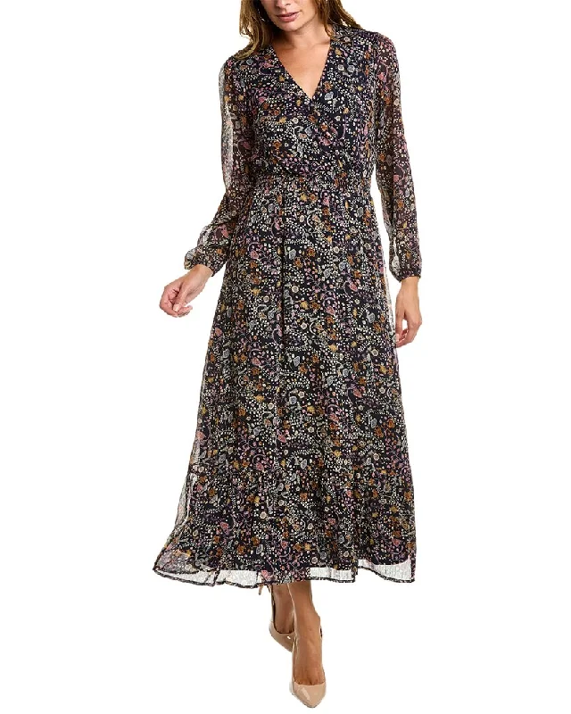 Sadie & Sage Surplice Maxi Dress Elegant Maxi Dress with Belt
