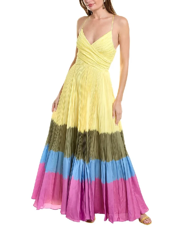 SIMKHAI Milena Maxi Dress Fashionable Open-Back Maxi Dress