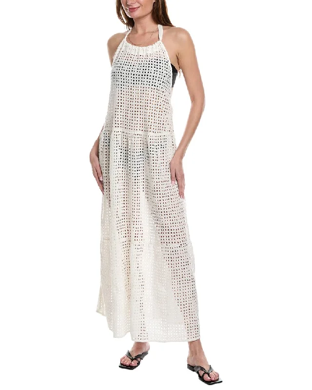 Solid & Striped The Kai Maxi Dress Comfortable Maxi Dress with Belt