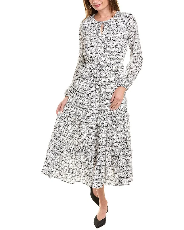 T Tahari Tiered Maxi Dress Cozy Spaghetti Strap Maxi Dress