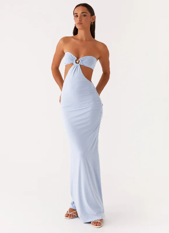 Tatiana Maxi Dress - Blue Fashionable Sleeveless Maxi Dress