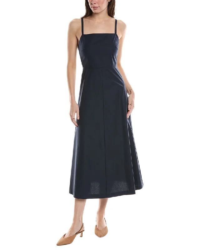 Theory A-Line Maxi Dress Fashionable Faux Wrap Maxi Dress