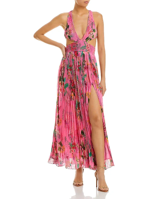 Womens Chiffon Long Maxi Dress Stylish Boho Maxi Dress
