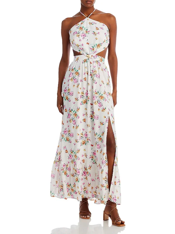 Womens Metallic Long Maxi Dress Comfortable Bohemian Maxi Dress