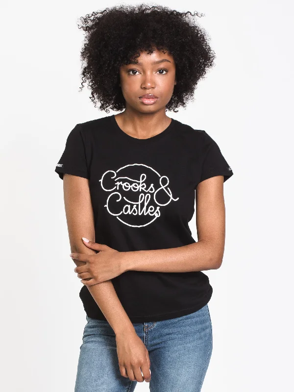 CROOKS & CASTLES SET SAIL SHORT SLEEVE TEE - CLEARANCE Elegant Classic Vintage