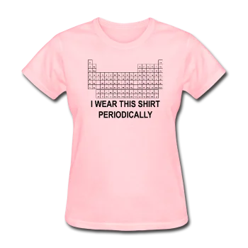 "I Wear this Shirt Periodically" (black) - Women's T-Shirt Oversized T-Shirt Spandex breathable