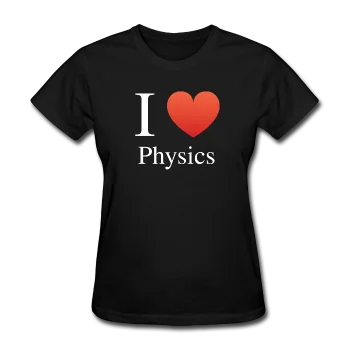 "I ♥ Physics" (white) - Women's T-Shirt Oversized T-Shirt Spandex breathable